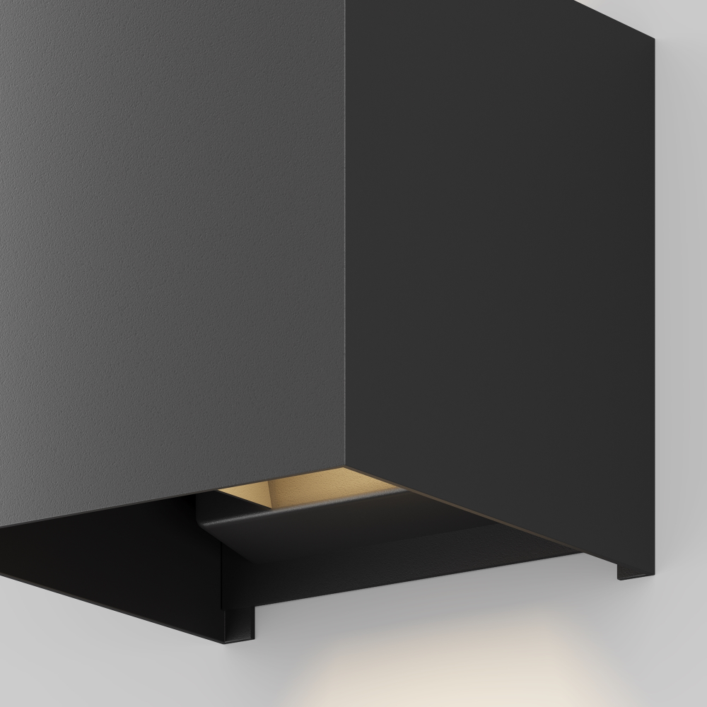 Уличный настенный светодиодный светильник Maytoni Fulton O572WL-L20B3K