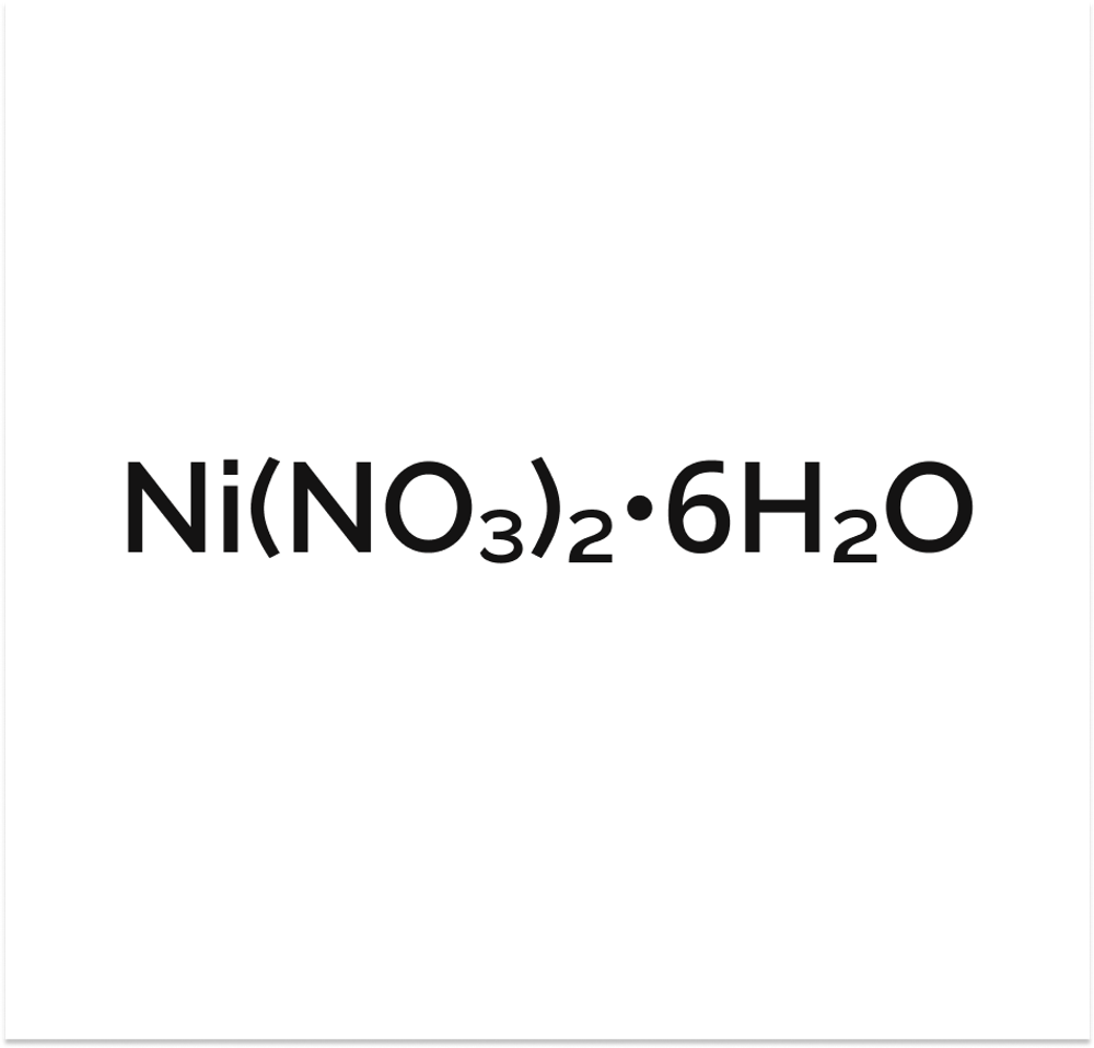 никель (II) азотнокислый 6-водный формула