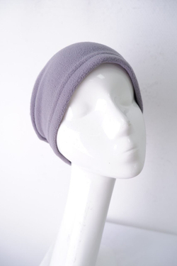 Шапка серая флисовая