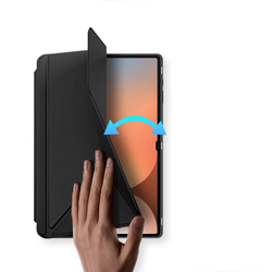 Чехол книжка от Dux Ducis для Samsung Galaxy Tab S9 Ultra, Tab S10 Ultra и Tab S8 Ultra, серия Magi Series Case, с держателем Pencil и функцией автоматического перехода в спящий режим