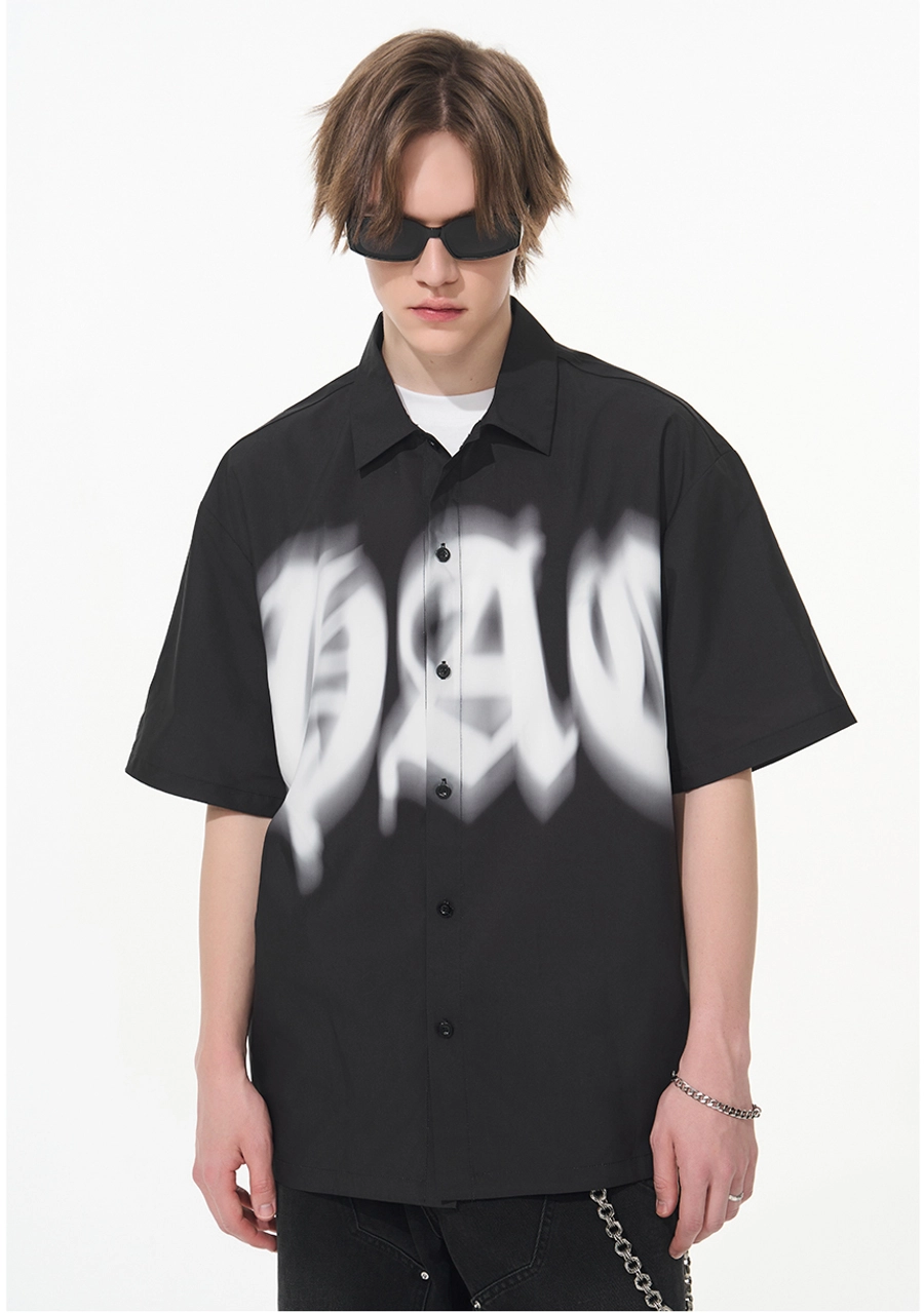 Рубашка HARSHandCRUEL "Phantom Logo" Short Sleeve Shirt