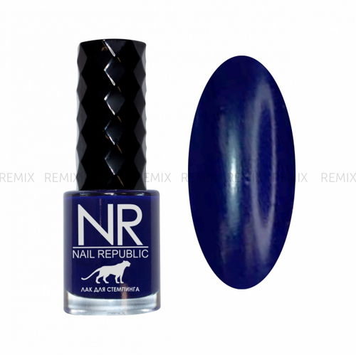 NR Лак для стемпинга №09 Синяя полночь (10 мл)