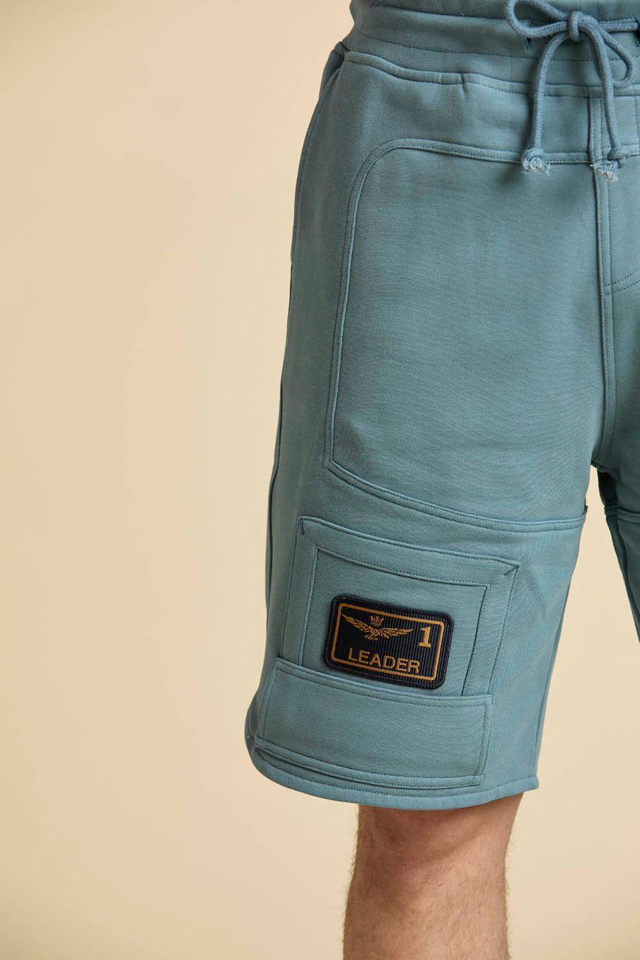 Шорты из хлопка (темно-синие)