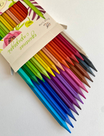 Карандаши цветные с ароматом розы Fine Line Maxi 24 цвета