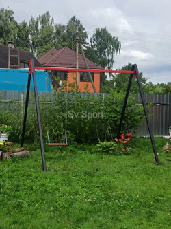 Монтаж уличных качелей Sv Sport