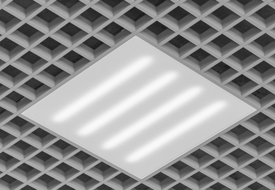 Светильник LED ДВО Грильято 35Вт 6500К 4500Лм опал IP40 588х588х40мм DARKLUM