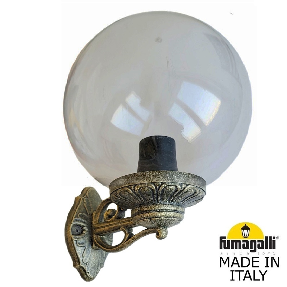Уличный настенный светильник Fumagalli GLOBE 300 G30.131.000.BZF1R