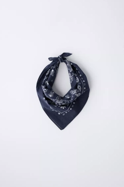 ZARA БАНДАНА КОВБОЙ, СИНИЙ