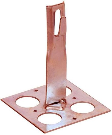 Держатель проводника круглого 6-8мм плоск. кровля H=90мм медь IEK ZDP85-50-1-68-90