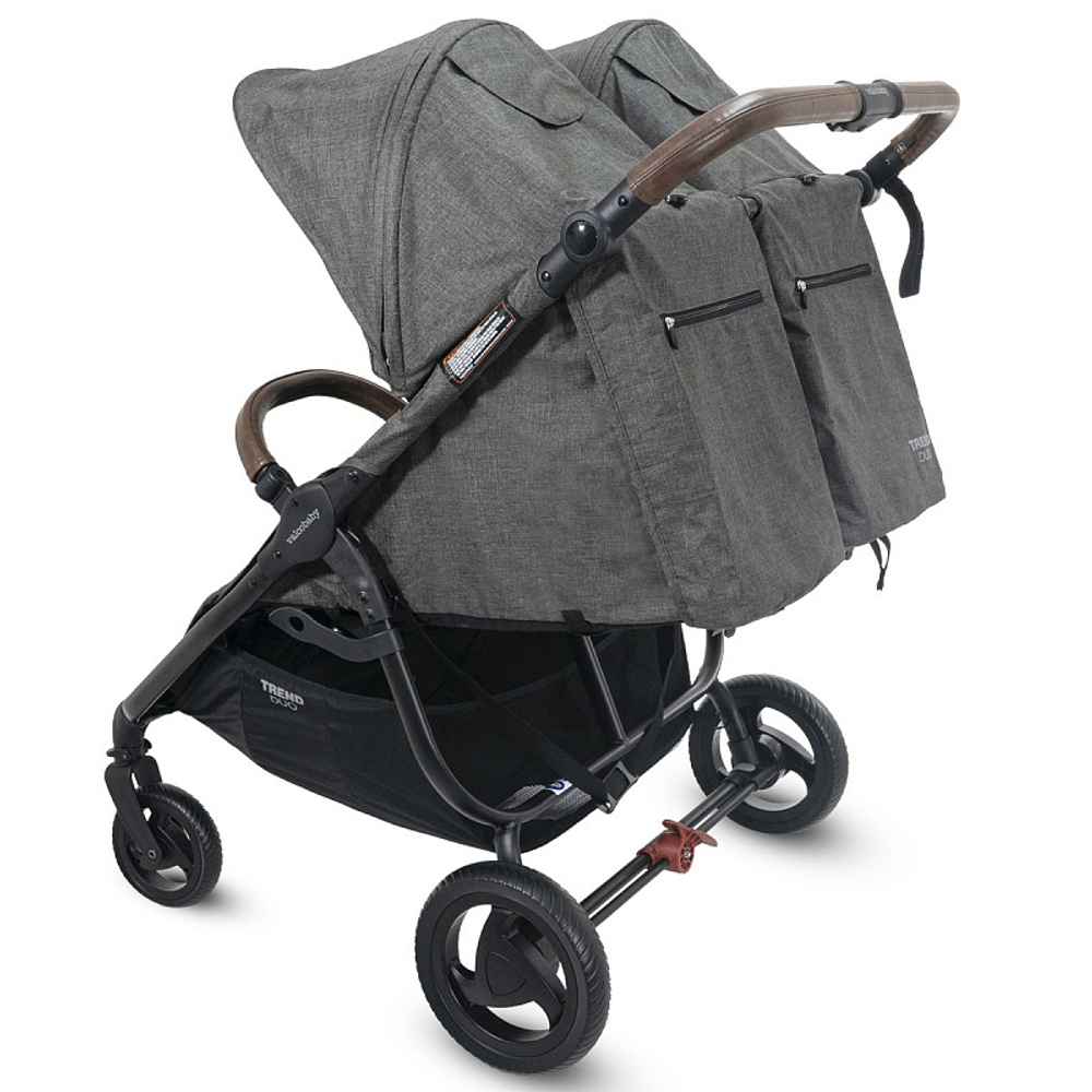 Детская прогулочная коляска для двойни Valco baby Snap Duo Trend Charcoal