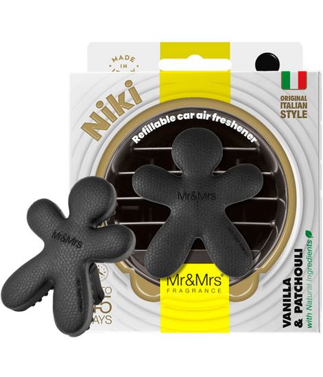 Чёрный чай, ароматизатор для автомобиля NIKI чёрная кожа, Mr&Mrs Fragrance