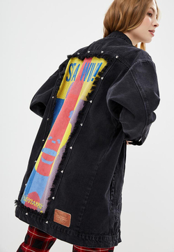 LIGVIANNI Джинсовая куртка Denim Jacket STAY WILD!