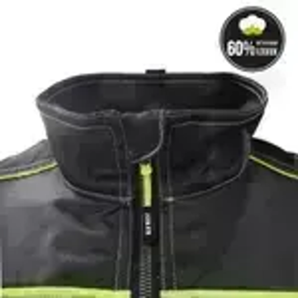 Костюм мужской (комплект) т/серый,лимон и чёрный (52-54) 170-176