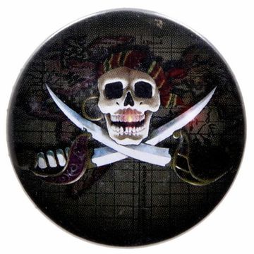 Значок Череп Пират 36 mm