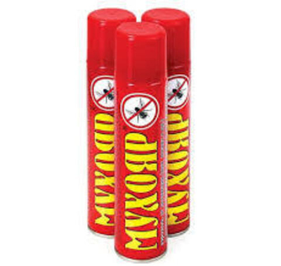 Аэрозоль МУХОЯР  (флакон 200м3)