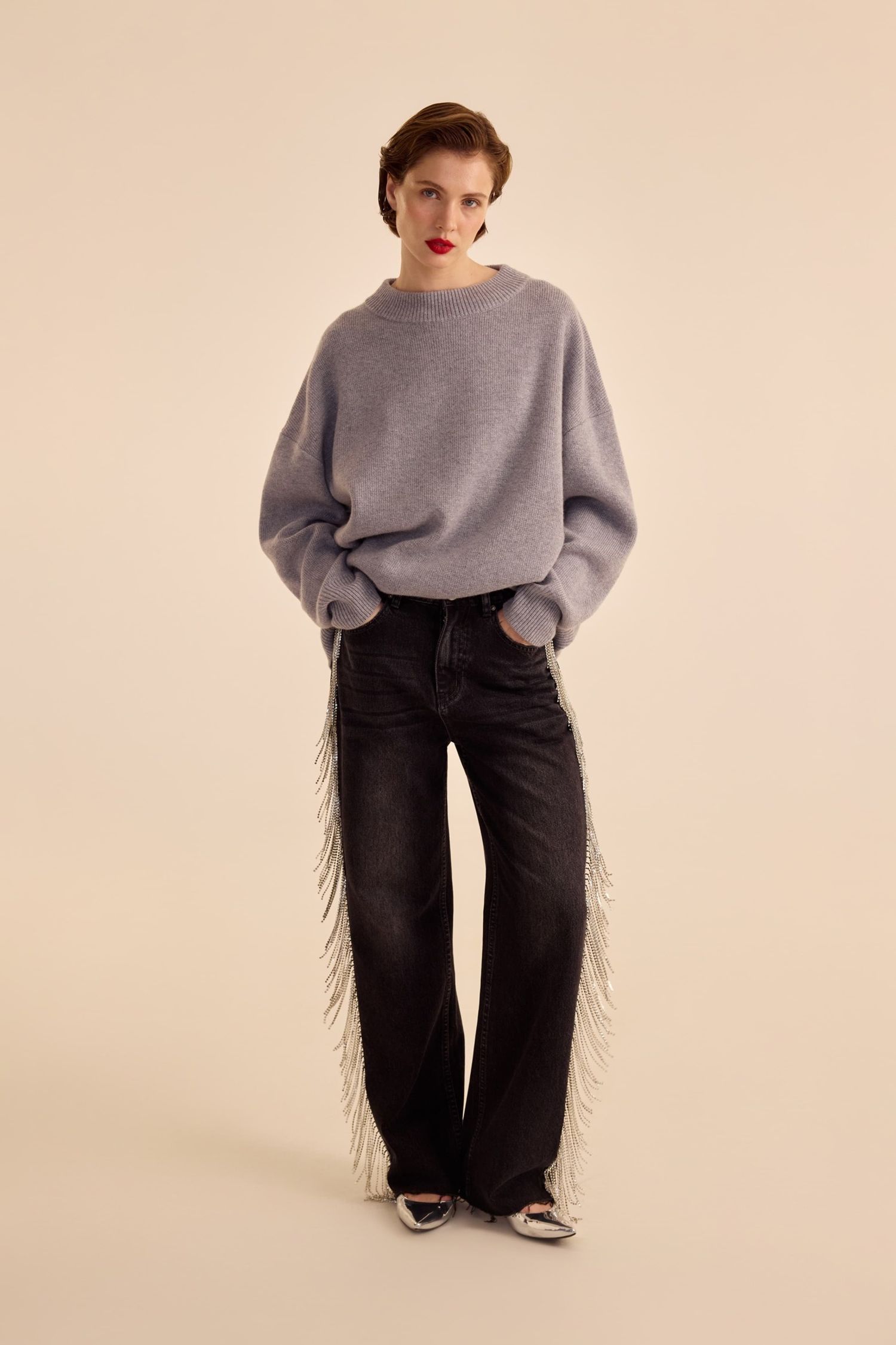 Свитер базовый ((Choux база)), серый