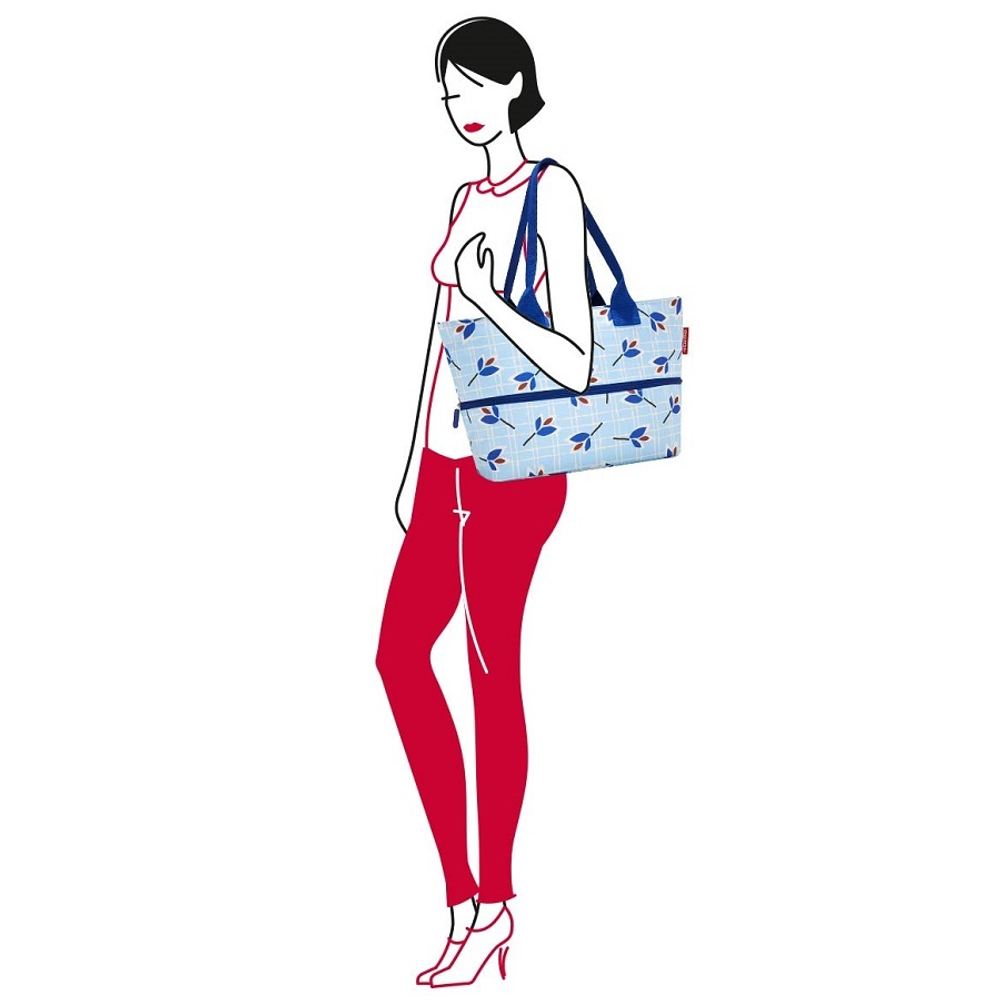 Сумка shopper e1 leaves blue
