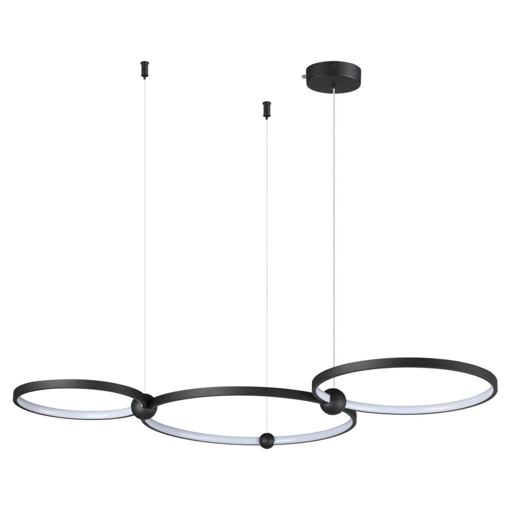 6533/85L LEDIO LN23 222 чёрный Светильник подвесной LED 85W 3000-6000K 3649Лм 220V DIEGO