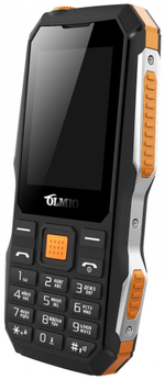 Мобильный телефон OLMIO X04 черно-оранжевый