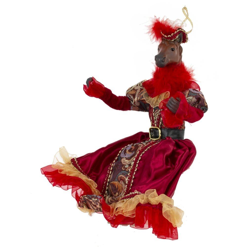 GAEM Игрушка набивная подвес "Лошадь", L15 W9 H36/22 см