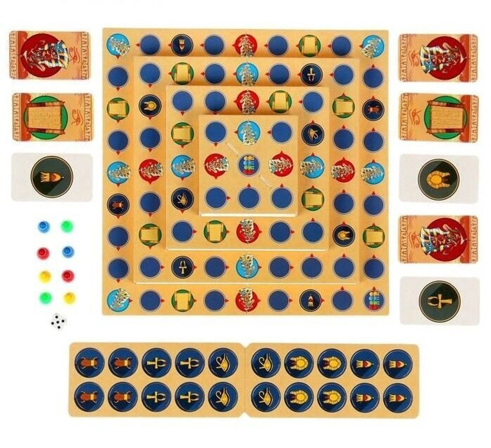 Настольная игра-бродилка "Пирамида" 5+