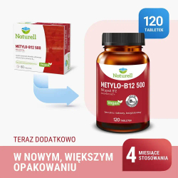 Naturell - Метил-B12 500, 120 таблеток