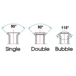 KING TONY (7CA0107M) Приспособление для развальцовки тормозных трубок, 4.75-10 мм, кейс, 7 предметов