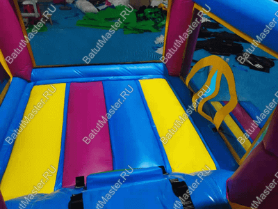 Детский надувной батут "Цирковой слоник"