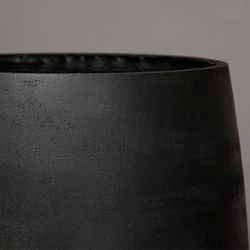 Кашпо CUBE CHARCOAL 80x80x80