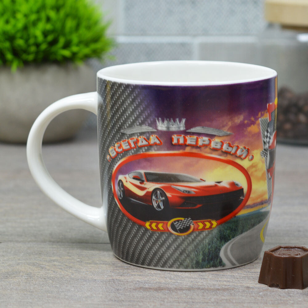 Кружка 350мл Гонщику, N-1