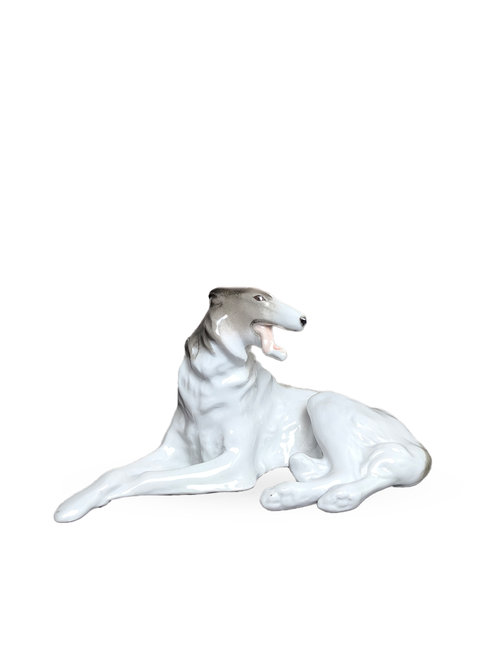 Фарфоровая статуэтка "Собака Борзая", ЛФЗ, СССР, 1950 - 1970 гг.