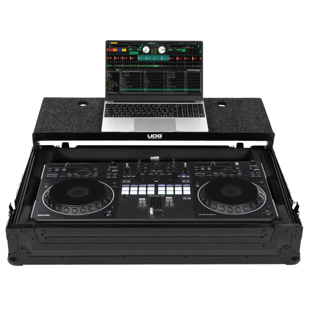 Кейс UDG Ultimate Flight Case Pioneer DDJ-REV5 Black Plus (Laptop Shelf)