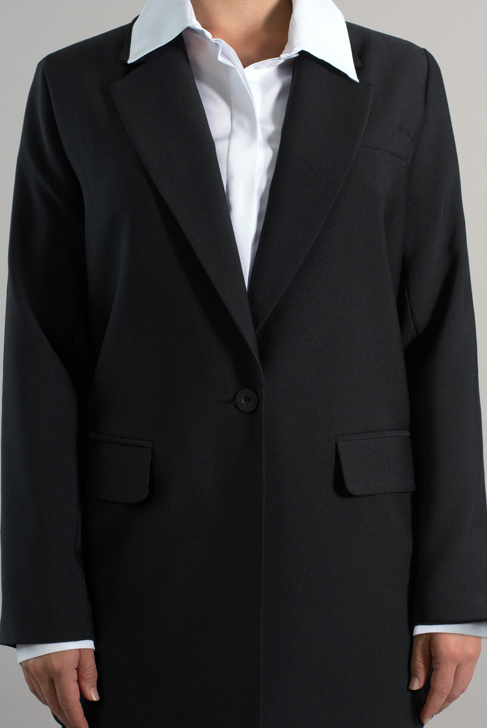 Жакет женский 4135АП, черный #70Ч044135АП