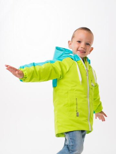 Куртка "Эдик" р. 92, бирюза/лайм (Аксарт)