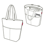 Сумка Сityshopper 2 leaves blue