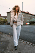 Basit pamuklu sweatshirt - ZARA