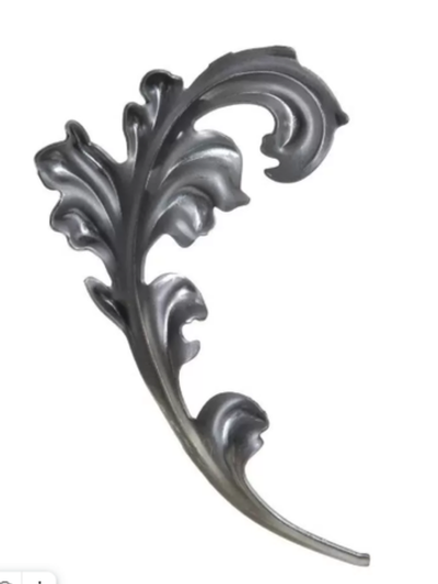 Кованый лист 230х140 левый