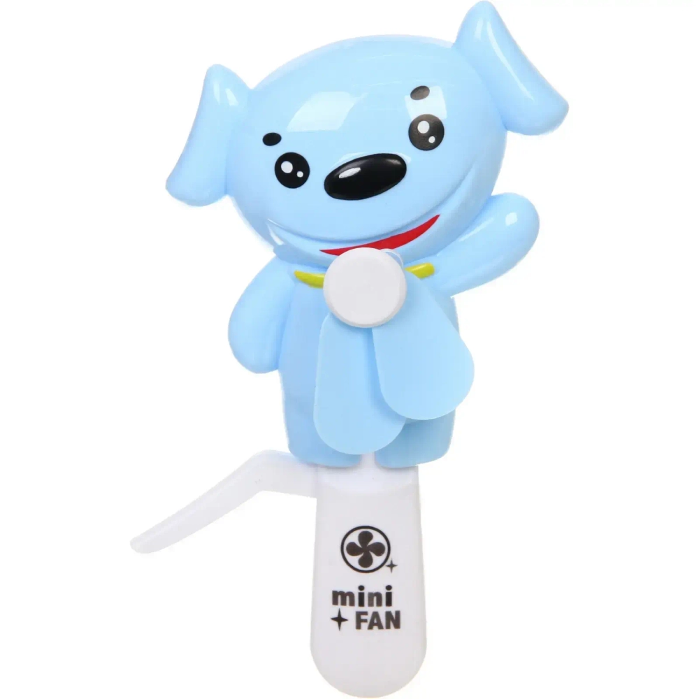 Вентилятор «Радостный пёсик» 17 см, микс