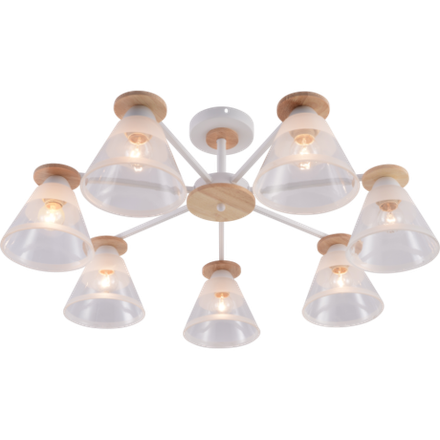 Люстра Rivoli   9177-308 7 х Е27 60 Вт модерн