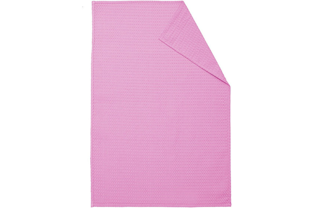 Полотенце вафельное Home One 80х150, розовый
