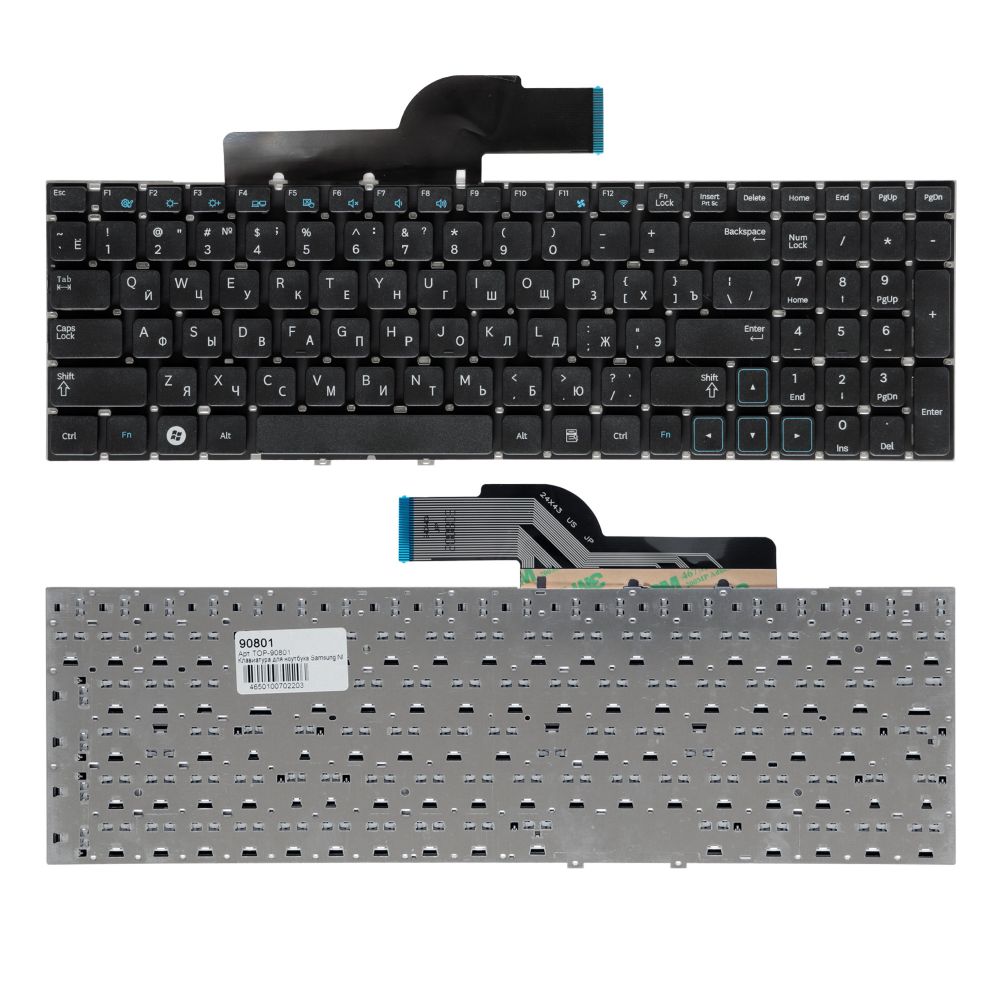Клавиатура для ноутбука Samsung NP300E5A, NP300E5C, NP300E5Z, NP300E5V Series (Черная)