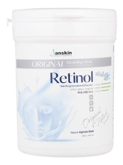 Anskin Original Retinol Modeling Mask маска для лица альгинатная с ретинолом