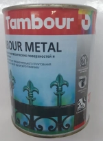 Tambour Эмаль Молотковая, Быстросохнущая, Алкидная, Полимерная, Полуглянцевое покрытие, Шелковисто-матовое покрытие, 0.75 л, 0.75 кг, коричневый