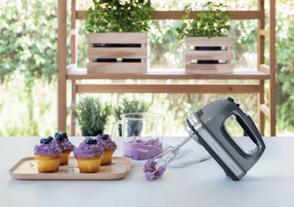 KitchenAid - Графитовый ручной миксер / артикул   5KHM9212E_CU  / GTIN 5413184160388