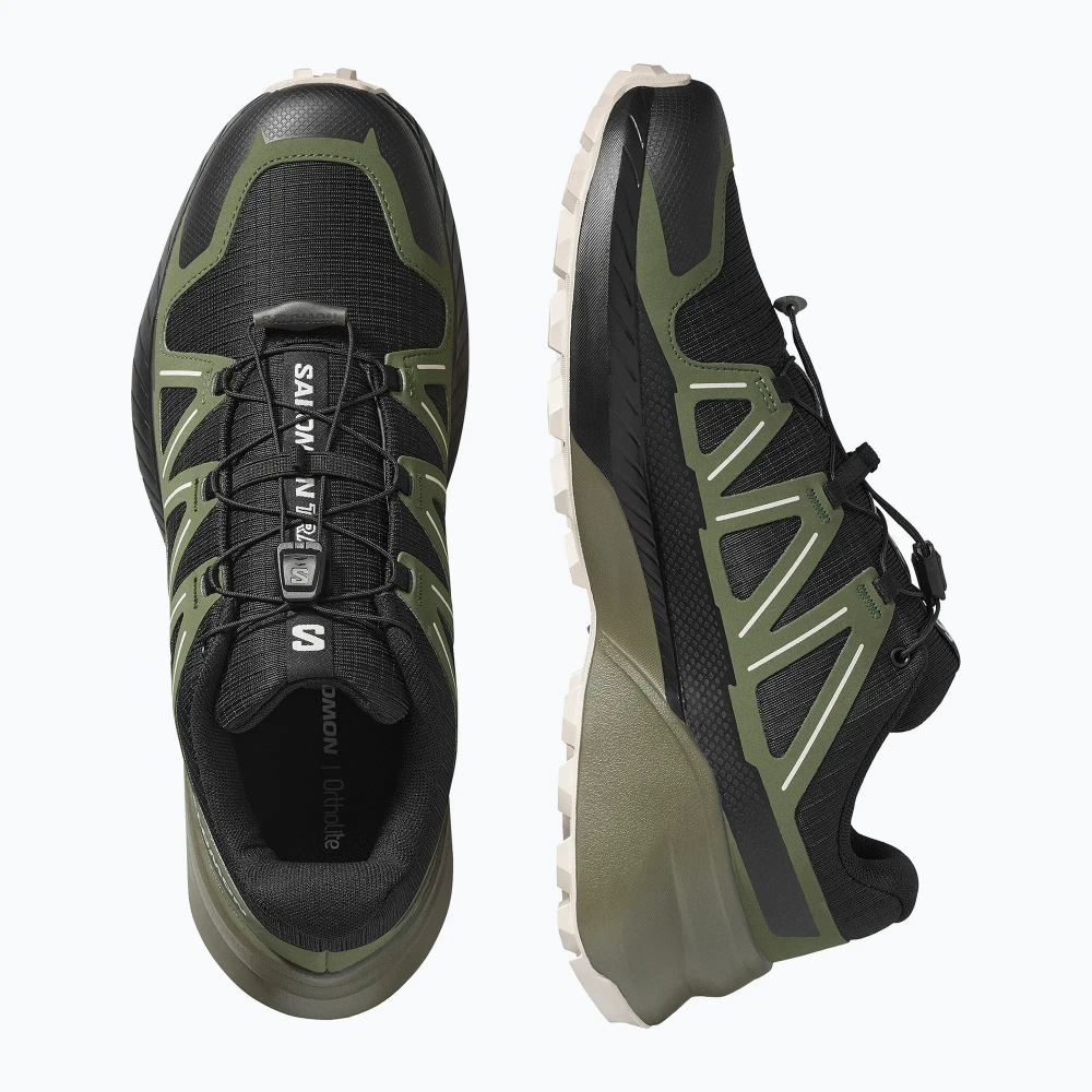 Кроссовки для бега Salomon Speedcross Peak black/black forest/rainy day