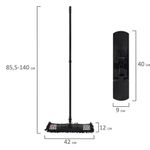 Швабра с флаундером 40 см с насадкой МОП, черенок 85-140 см, насадка МОП (608414), YORK "Pepita", 81302