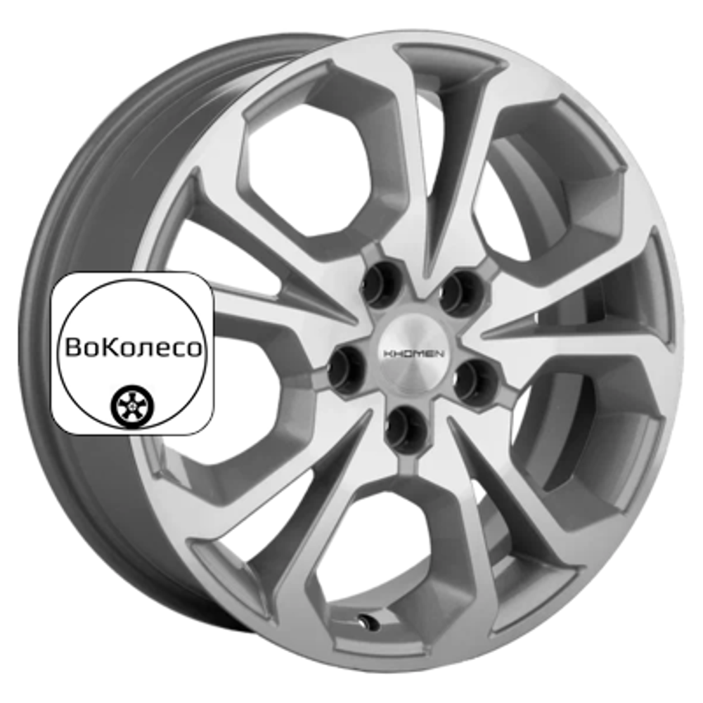 6,5x17/5x114,3 ET50 D64,1 KHW1711 (Haval/Honda) F-Silver-FP Khomen Wheels