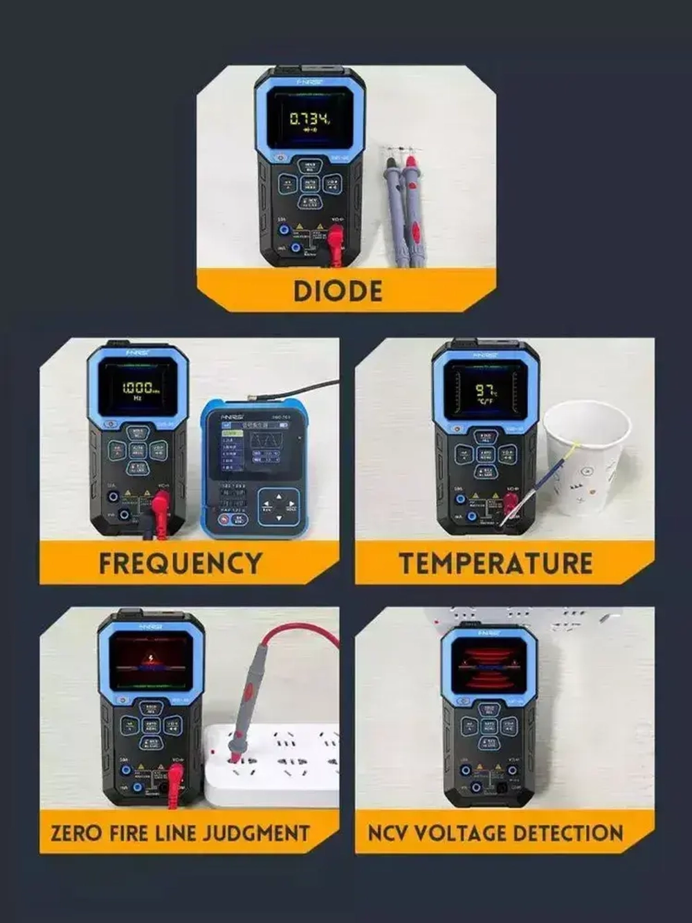 Многофункциональный мультиметр FNIRSI DMT99