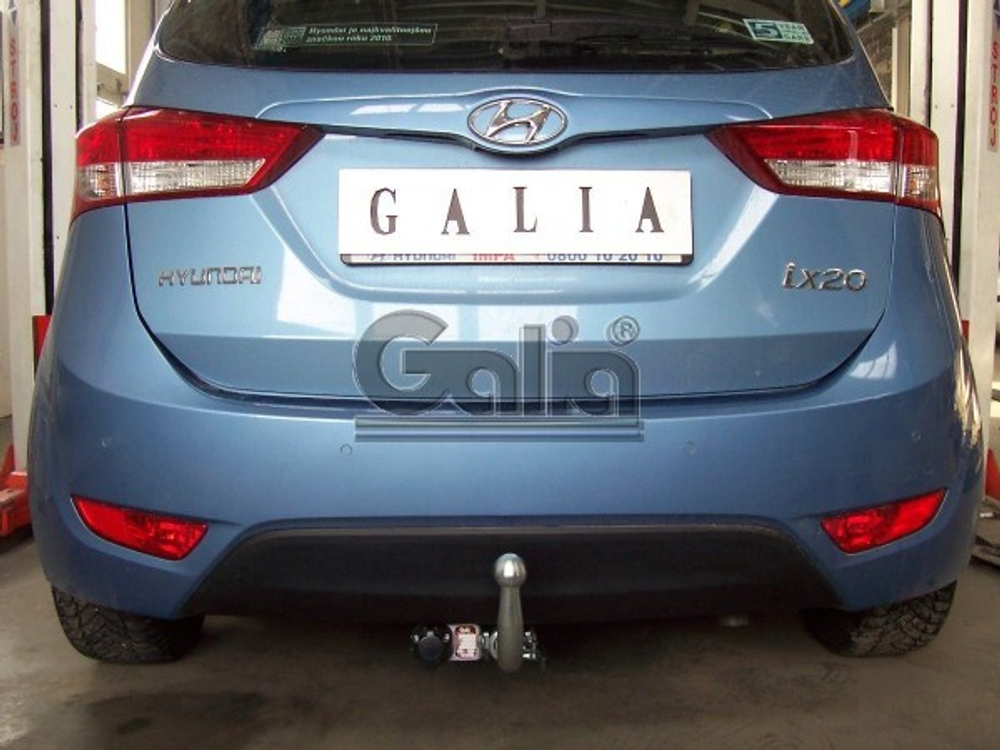 Фаркоп оцинкованный Galia H084A для Hyundai ix20 2010-(паспорт и сертификат в комплекте)(без электрики)