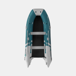Надувная лодка GLADIATOR E420PRO морской зеленый-белый